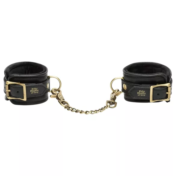 Fifty Shades of Grey - manette polsi regolabili - ecopelle nera