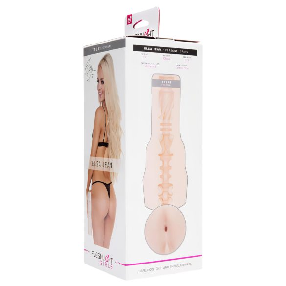 Fleshlight Elsa Jean Treat - masturbatore realistico anale - colore naturale