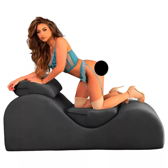 Liberator Esse Lounger - poltrona tantra regolabile - nero