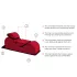 Liberator Esse Lounger - poltrona tantra regolabile - nero