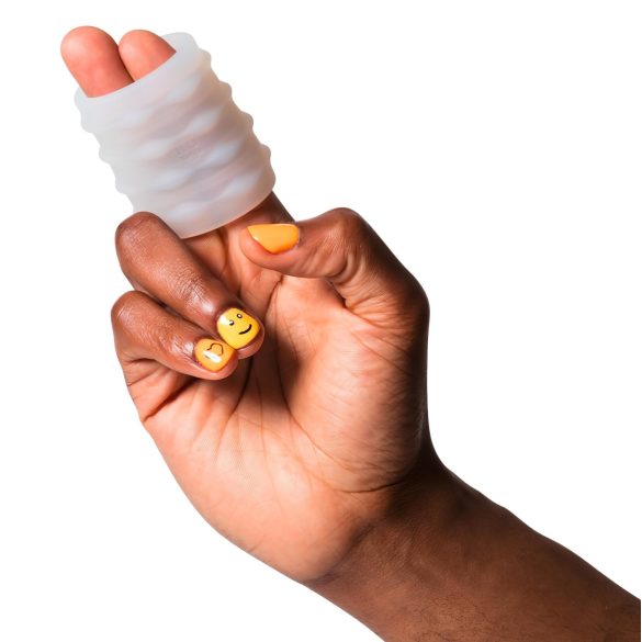 ROMP - masturbatore flessibile da viaggio - trasparente