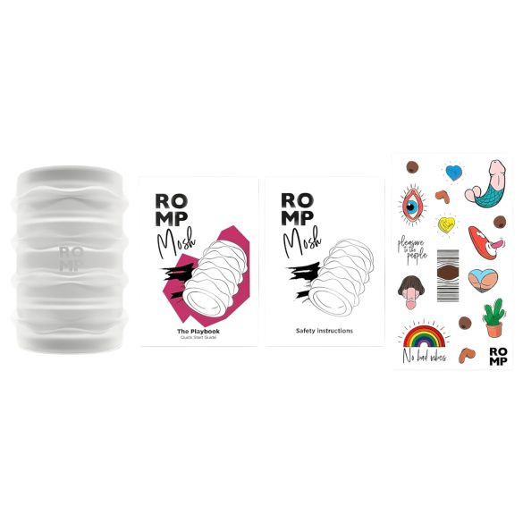 ROMP - masturbatore flessibile da viaggio - trasparente