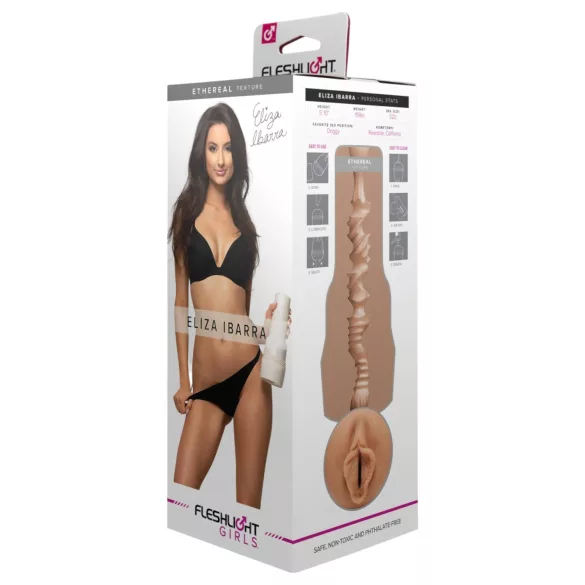 Fleshlight Eliza Ibarra Ethereal - vagina artificiale realistica (color carne)