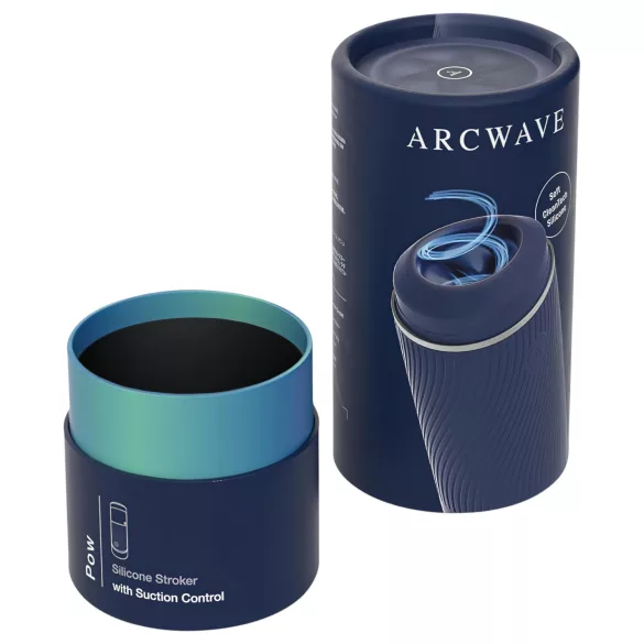 Arcwave Pow - masturbatore manuale con aspirazione - blu