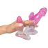 Crystal Clear - set plug anali - 3 pezzi - trasparente rosa