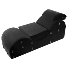   Liberator Black Label Esse - poltrona tantra modulare in 3 pezzi (nera)