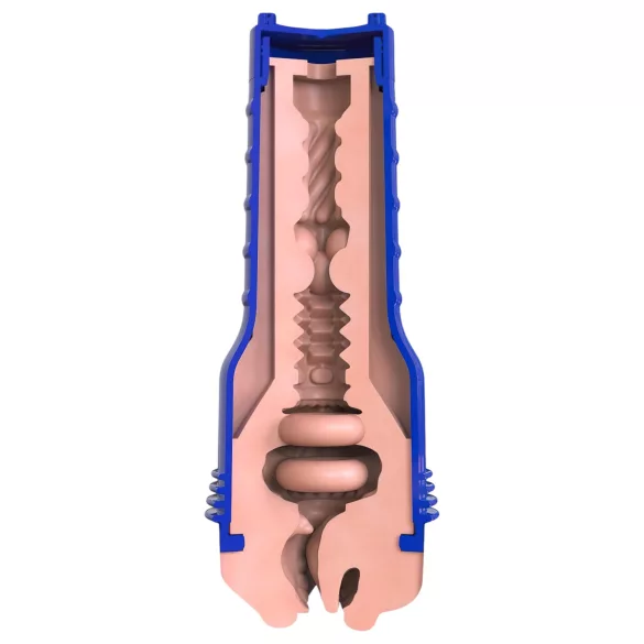 Fleshlight Boost Blow - masturbatore bocca realistico - silicone naturale