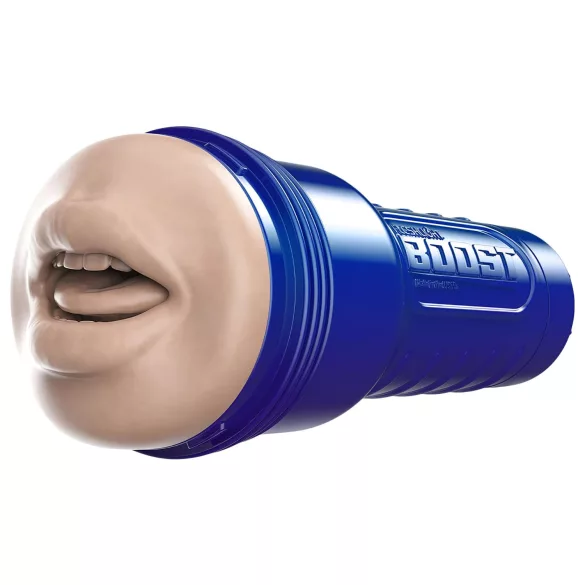 Fleshlight Boost Blow - masturbatore bocca realistico - silicone naturale