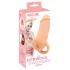 Nature Skin - masturbatore doppio uso pene e vagina artificiale 18cm beige