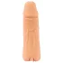 Nature Skin - masturbatore doppio uso pene e vagina artificiale 18cm beige