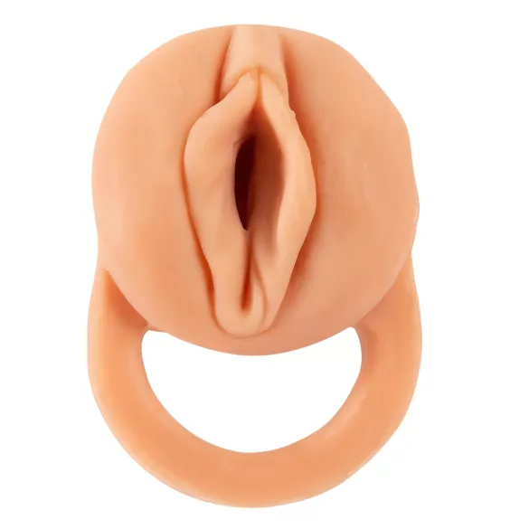 Nature Skin - masturbatore doppio uso pene e vagina artificiale 18cm beige