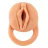 Nature Skin - masturbatore doppio uso pene e vagina artificiale 18cm beige
