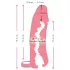 Nature Skin - masturbatore doppio uso pene e vagina artificiale 18cm beige