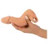 Nature Skin - masturbatore doppio uso pene e vagina artificiale 18cm beige