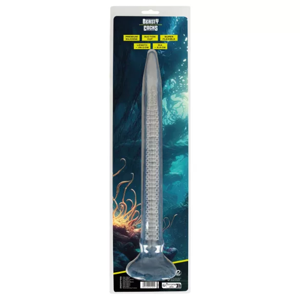 Beasty Cocks Eel of Ecstasy - dildo realistico extra lungo - blu