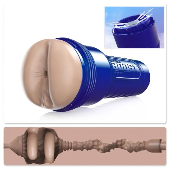 Fleshlight Boost Blast - masturbatore realistico glutei (naturale)