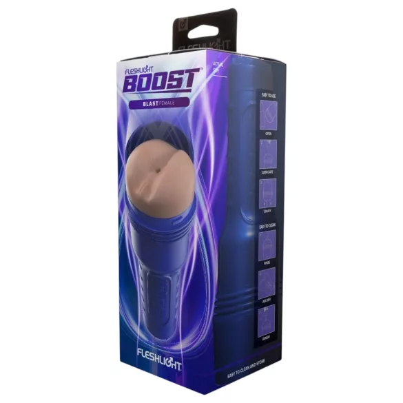 Fleshlight Boost Blast - masturbatore realistico anale - colore naturale