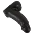 Realistixxx - dildo realistico grande con testicoli - 22 cm - nero