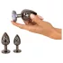 Anos - set plug anale in metallo