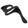 Erecto - anello fallico e scrotale - silicone nero