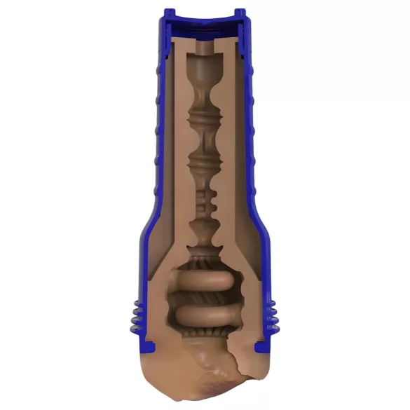 Fleshlight Boost Bang - masturbatore realistico vagina artificiale - marrone