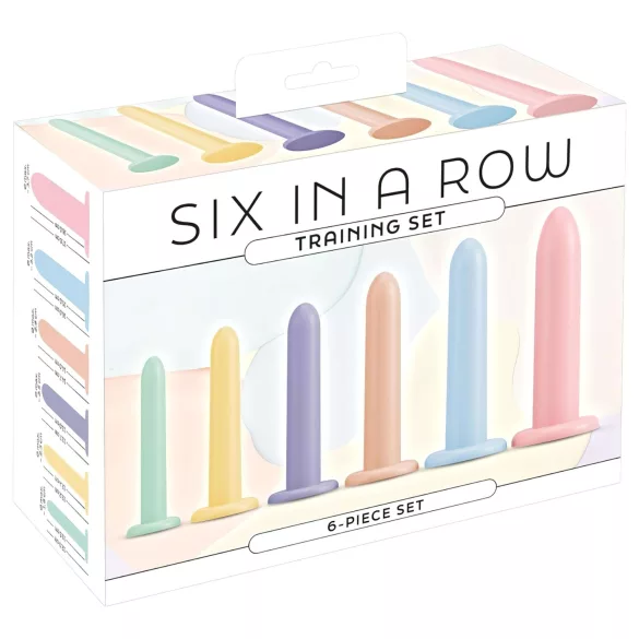 You2Toys - Six in a Row - set di dildo trainer - 6 pezzi (colorati)
