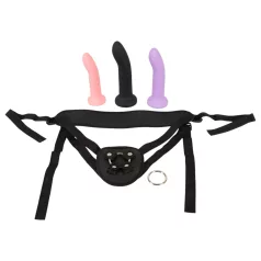 You2Toys - dildo con imbracatura - set - nero