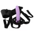 You2Toys - dildo con imbracatura - set - nero