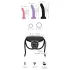 You2Toys - dildo con imbracatura - set - nero