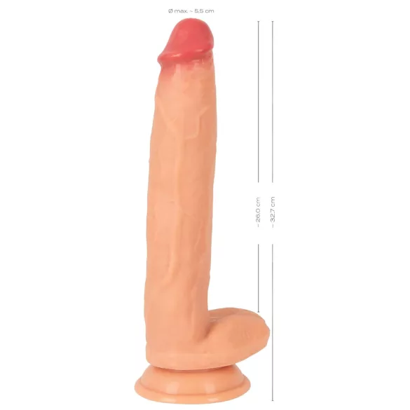 Realistixxx Real Giant - dildo realistico grande con testicoli - colore naturale
