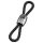 Ribelle Heavy Rope - anello regolabile pene e testicoli (nero)
