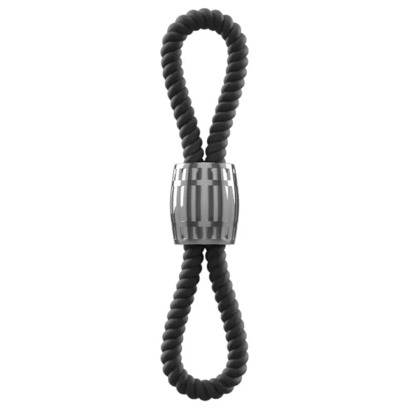 Rebel Cock Strap - doppio anello per pene regolabile in silicone (87 g)