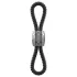 Rebel Cock Strap - doppio anello per pene regolabile in silicone (87 g)