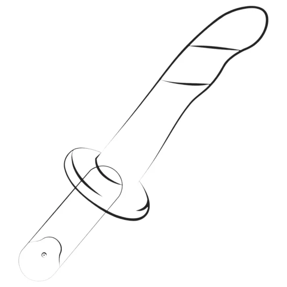ROMP Dizi - dildo flessibile in silicone - rosa arancione