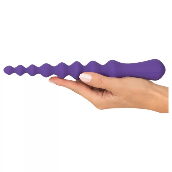 You2Toys - Dildo anale flessibile a sfere - silicone viola