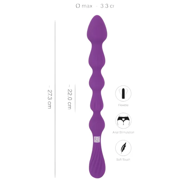 You2Toys - Dildo anale flessibile a sfera - (viola)
