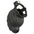 Black Velvet - Gabbia per Pene e Testicoli (Nera)