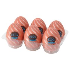   TENGA Egg Spiral Stronger - masturbatore uomo forma uovo - confezione 6 pezzi