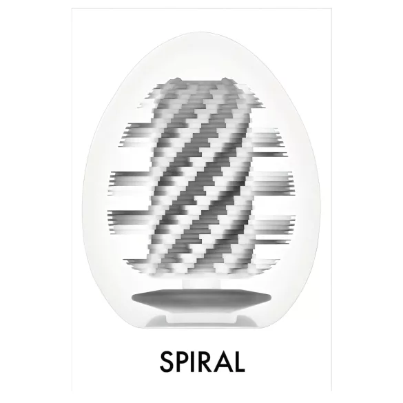 TENGA Egg Spiral Stronger - masturbatore uomo forma uovo - confezione 6 pezzi