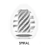 TENGA Egg Spiral Stronger - masturbatore uomo forma uovo - confezione 6 pezzi