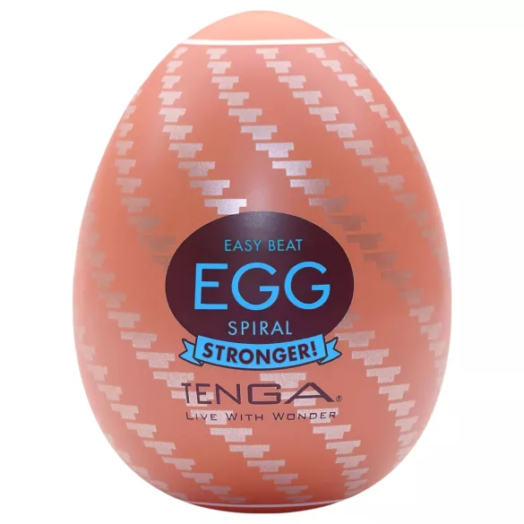 TENGA Egg Spiral Stronger - masturbatore uomo a forma di uovo