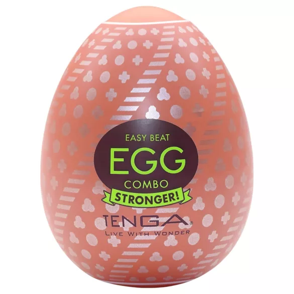 TENGA Egg Combo Stronger - masturbatore uomo a forma di uovo - 1 pezzo