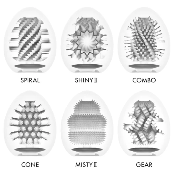 TENGA - Masturbatore uomo egg set - confezione 6 pezzi