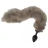 You2Toys - plug anale in silicone con coda - grigio
