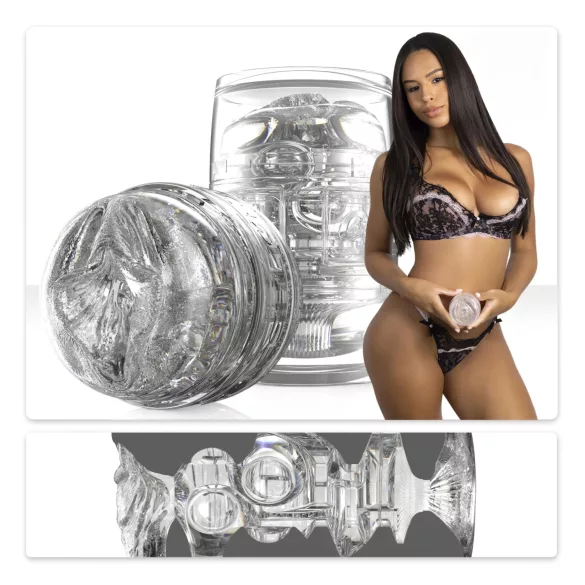 Fleshlight Quickshot Autumn Falls - masturbatore da viaggio (trasparente)