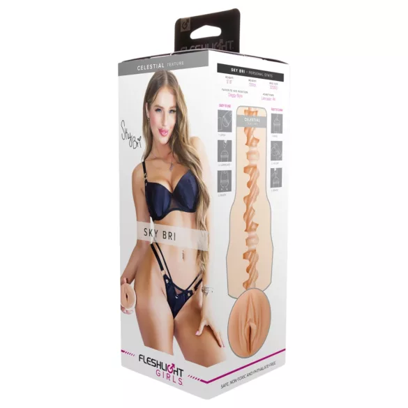 Fleshlight Sky Bri Celestial - masturbatore realistico vaginale