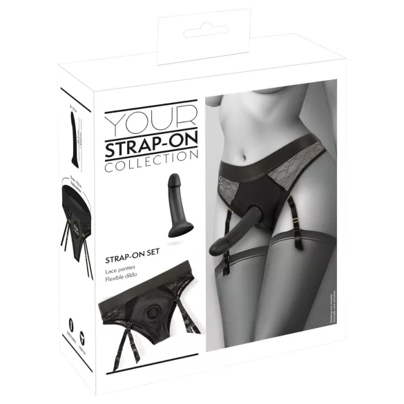 You2Toys - dildo con cintura - nero