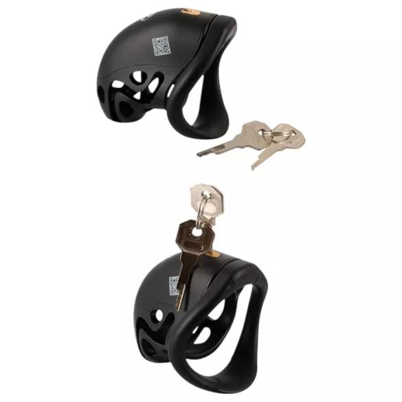 You2Toys - gabbia per pene con plug - nero
