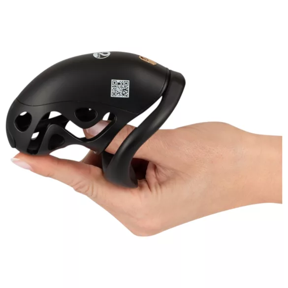 You2Toys - gabbia per pene con plug - nero