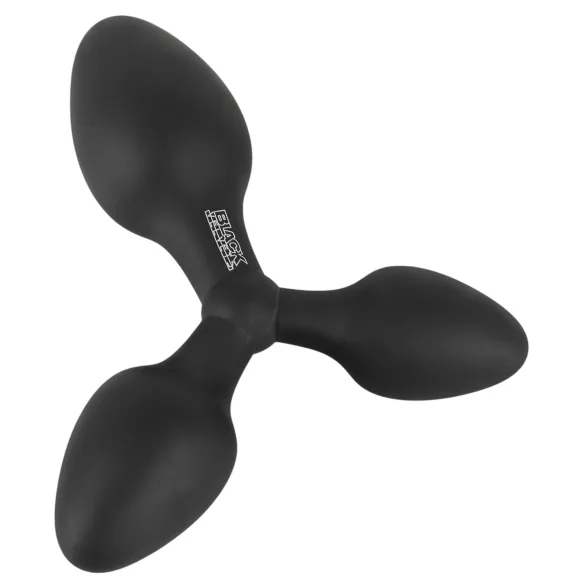 Black Velvets - plug anale triplo - silicone nero